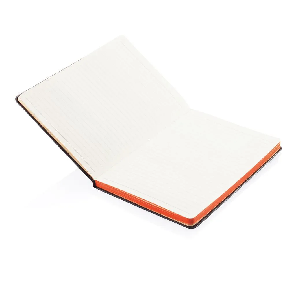 SANTHOME Sukh Hardcover A5 Size, Ruled PVC Notebook - (AMS-NBSN-SN-107- SUKH)