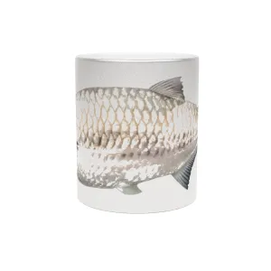 Silver Fish Metallic Mug (Silver / Gold)