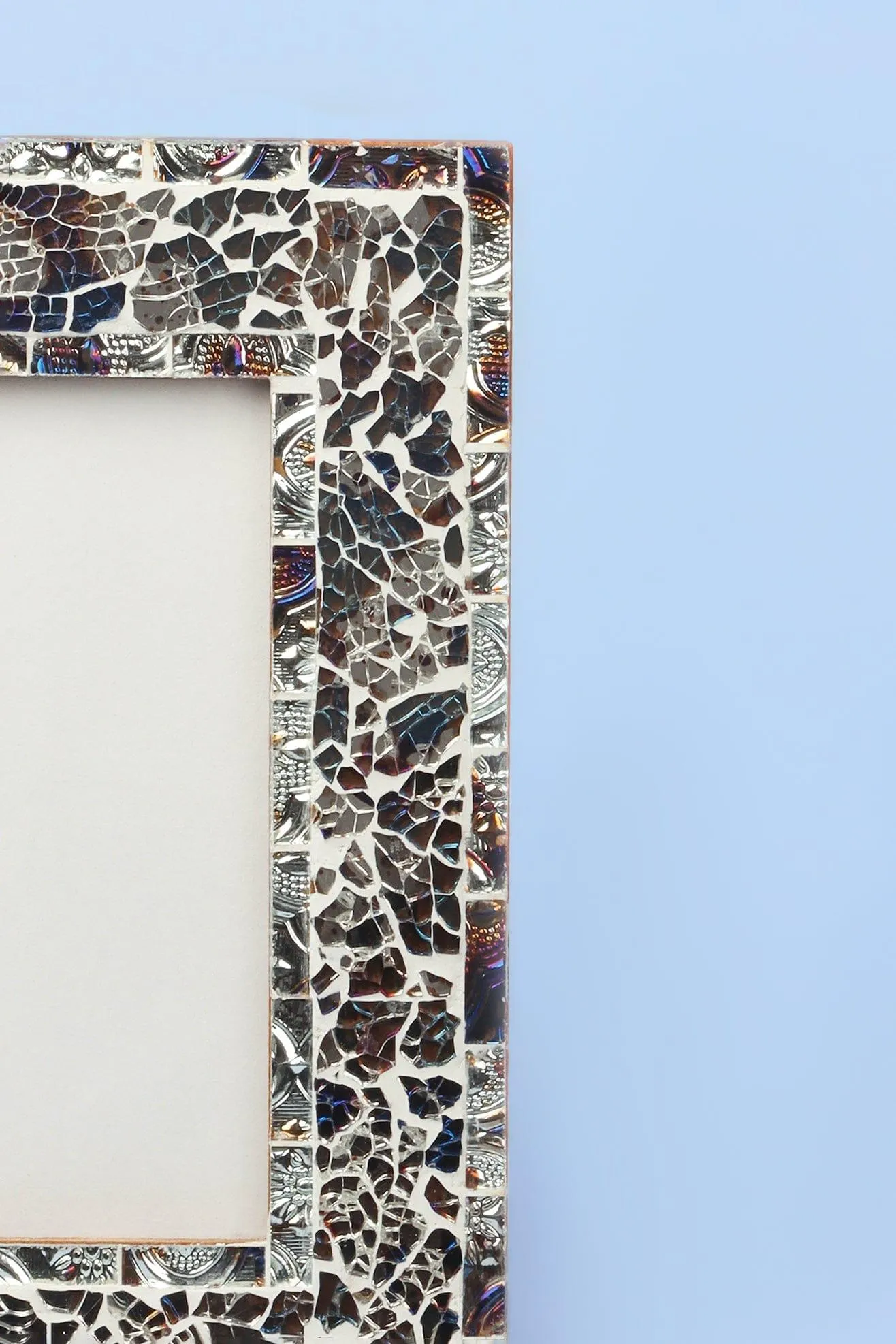 Silver Pebble Rock Effect Stylish Photo Frames