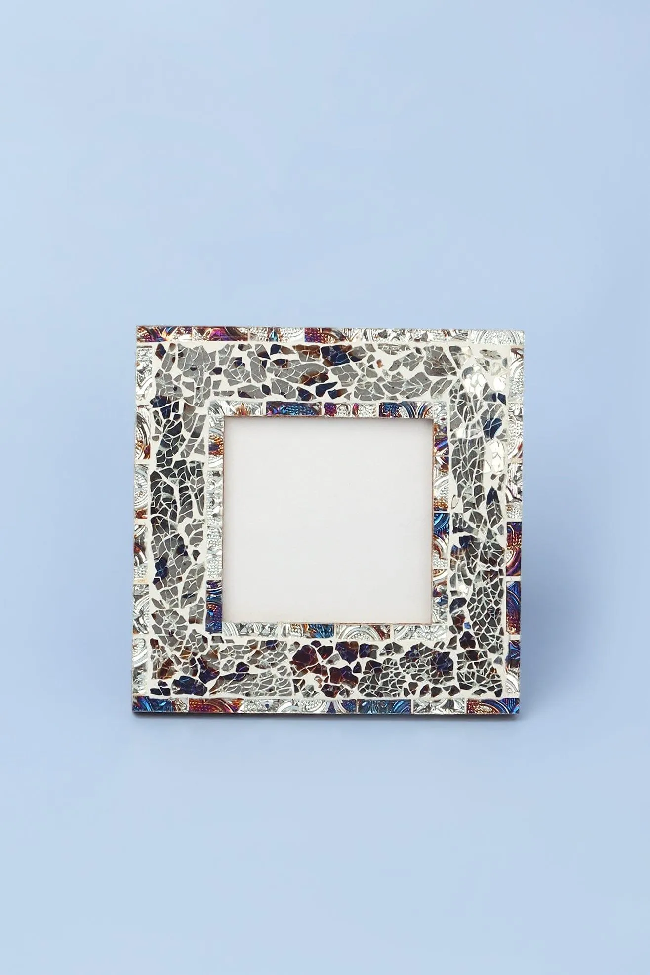 Silver Pebble Rock Effect Stylish Photo Frames