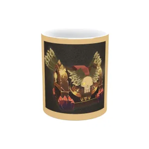 Skeleton Chest Metallic Mug (Silver / Gold)