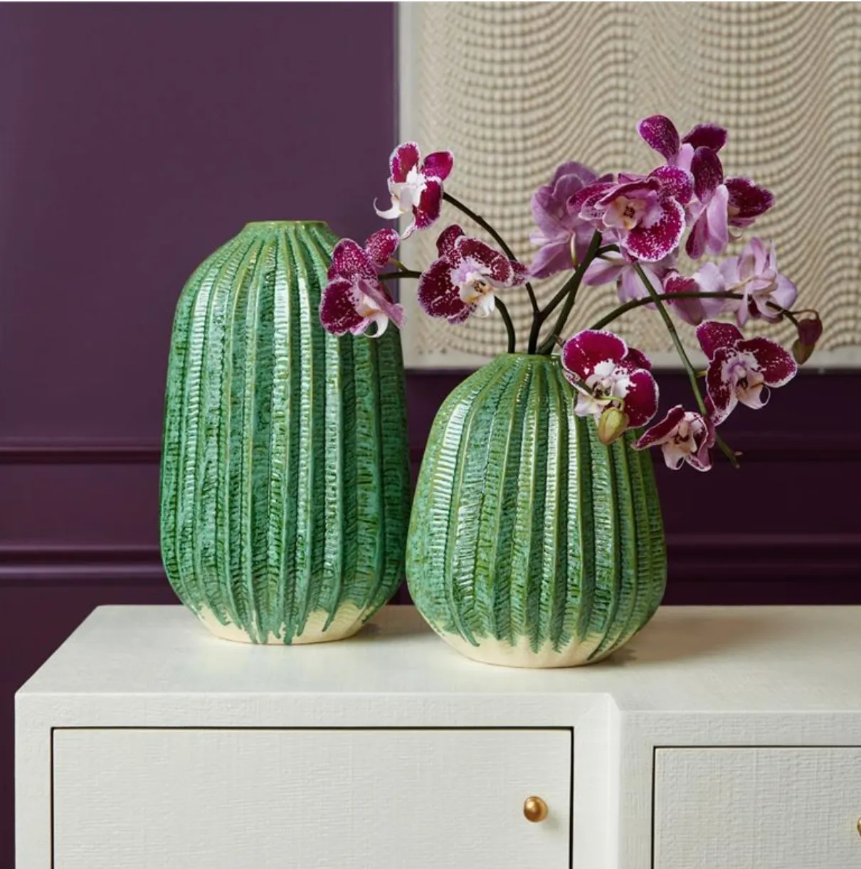 Soft Green Ceramic Vase