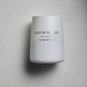 SoH White Matte Candle 350g - Green House