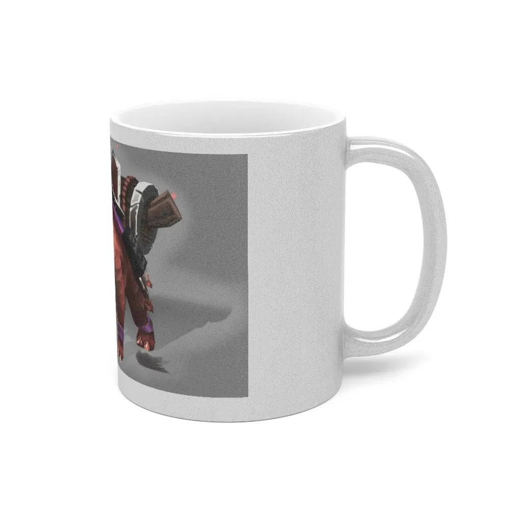 Spam the Death Mount Metallic Mug (Silver / Gold)