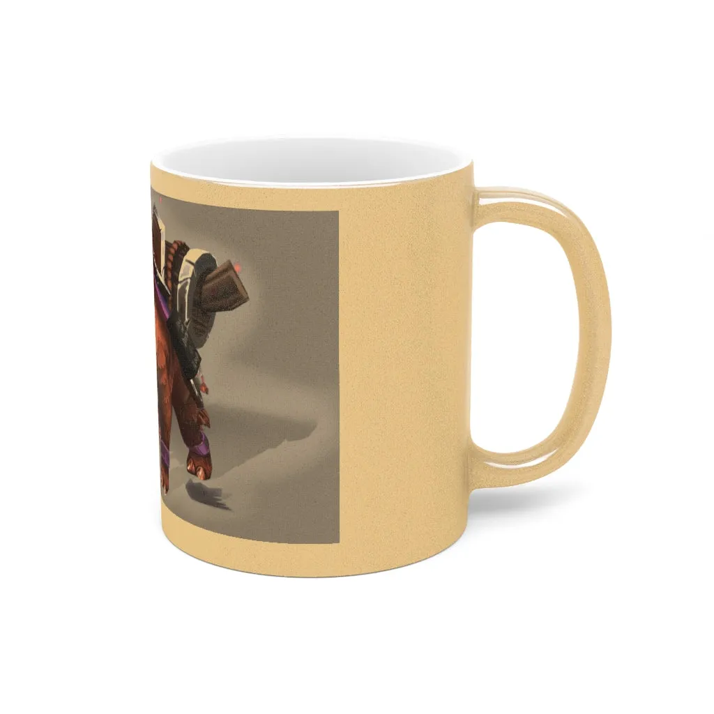 Spam the Death Mount Metallic Mug (Silver / Gold)