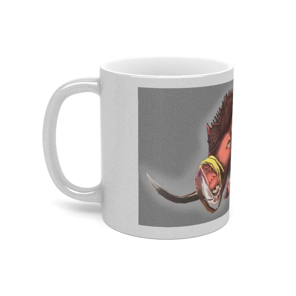 Spam the Death Mount Metallic Mug (Silver / Gold)