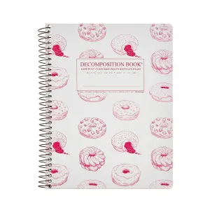Spiral Bound Recycled Notebook (Donut Time)