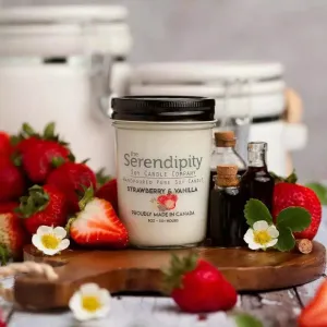 Strawberry Vanilla Soy Candles