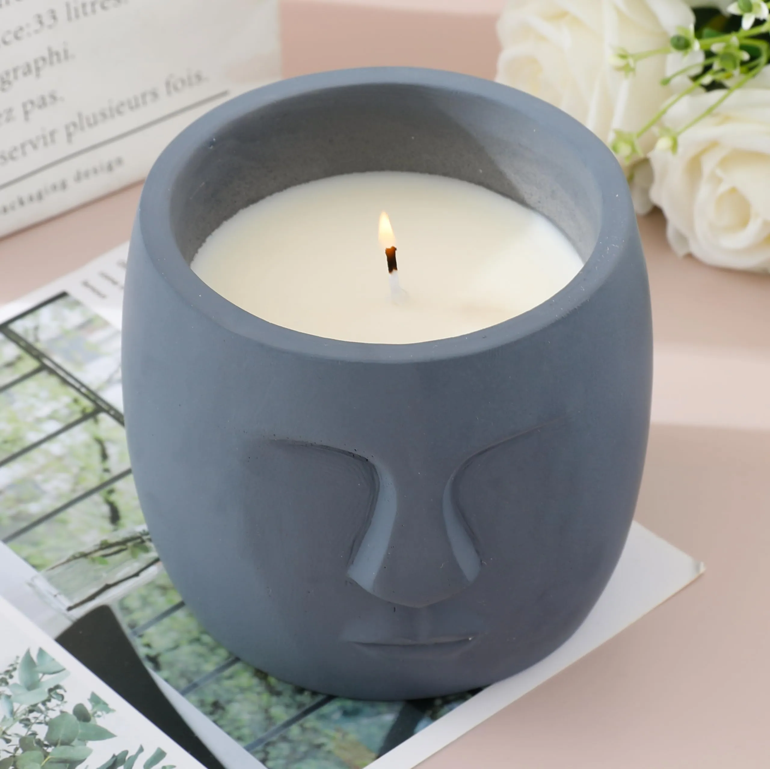 The Better Home Scented Candles for Gifting | 30 Hrs Burn Time | Aromatherapy Soy Wax Candles for Home Decor Fragrance | Aesthetic Candles for Home | Black Orchid Aroma Scented Candles for Bedroom