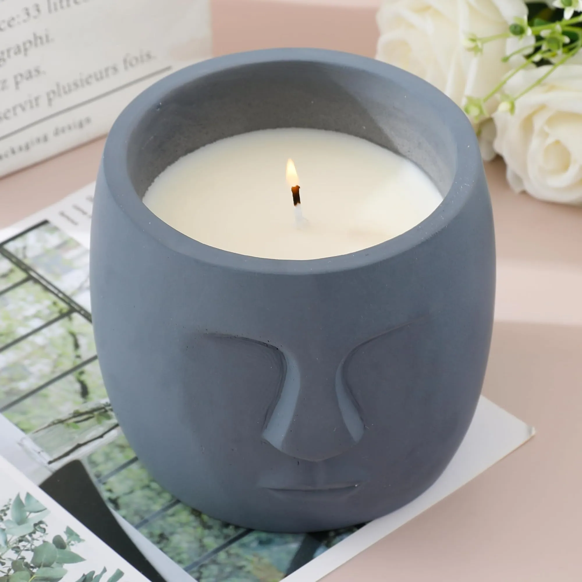 The Better Home Scented Candles for Gifting | 30 Hrs Burn Time | Aromatherapy Soy Wax Candles for Home Decor Fragrance | Aesthetic Candles for Home | Black Orchid Aroma Scented Candles for Bedroom