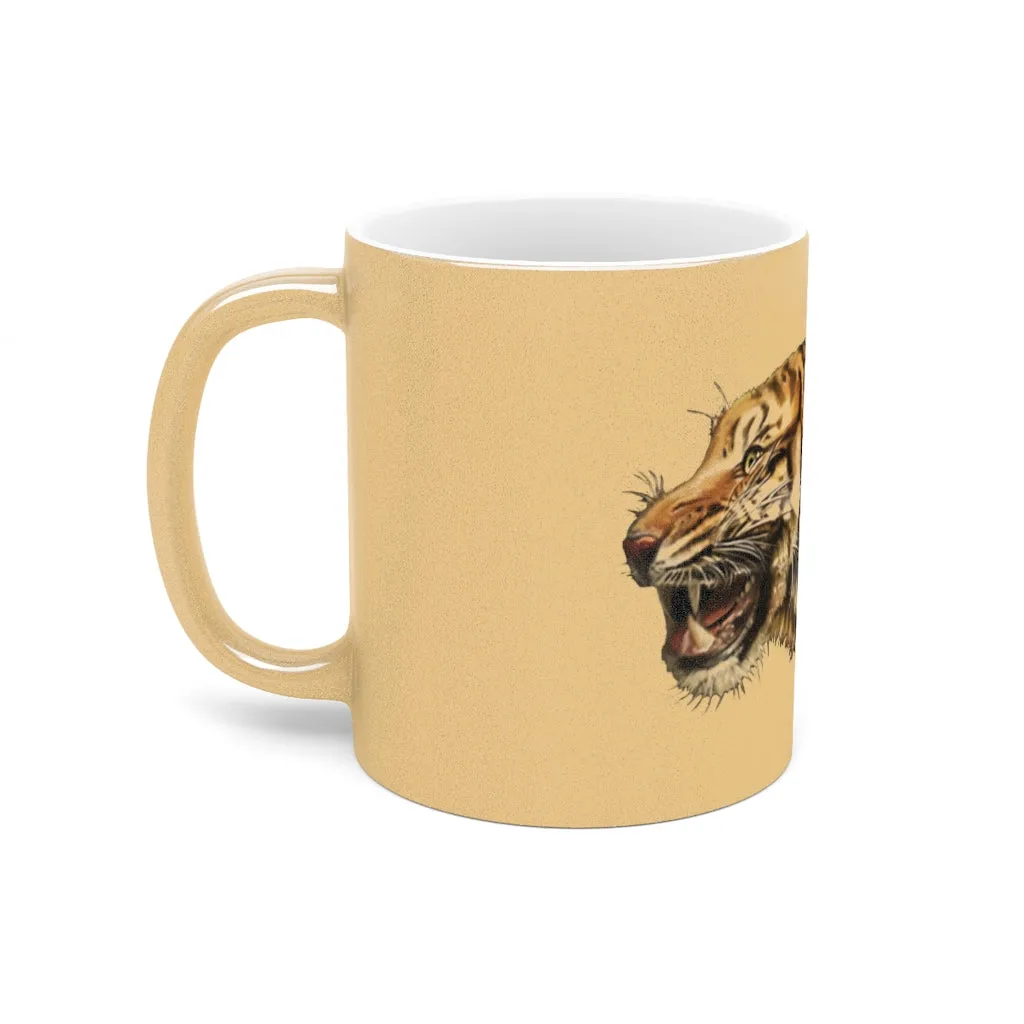 Tiger Metallic Mug (Silver / Gold)