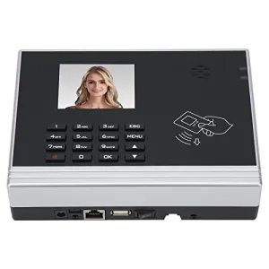 Time Clock, 2.8 Inch Checking-in Machine Time Attendance System Large Capacity for Office for Apartment for Community(#3)'