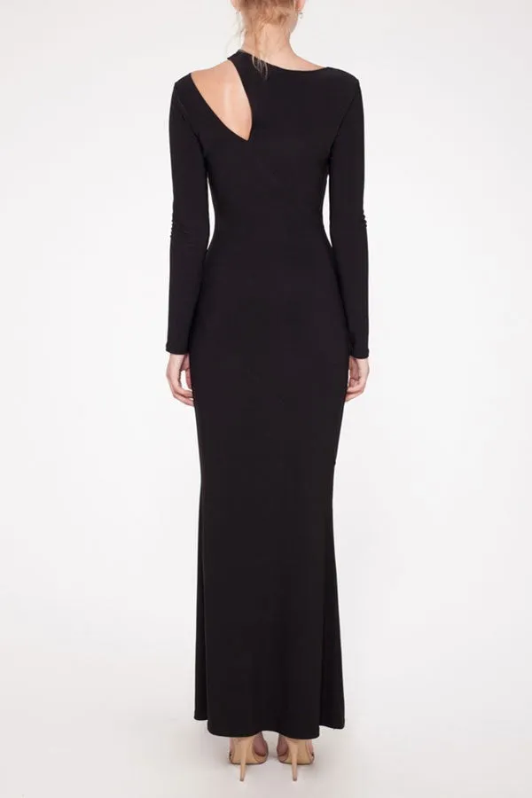 Unique Asymmetrical Maxi Dress