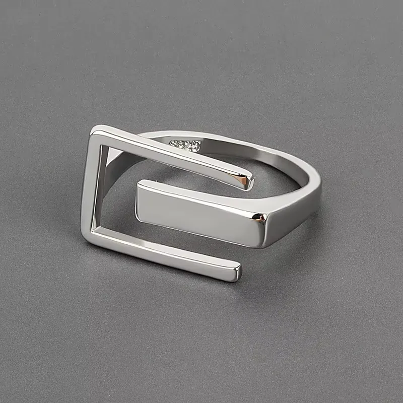 Unique Silver Statement Ring