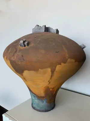Vintage Japanese Raku Vessel
