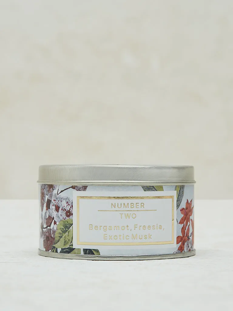 Westside Home Ivory Fleur Tin Candle
