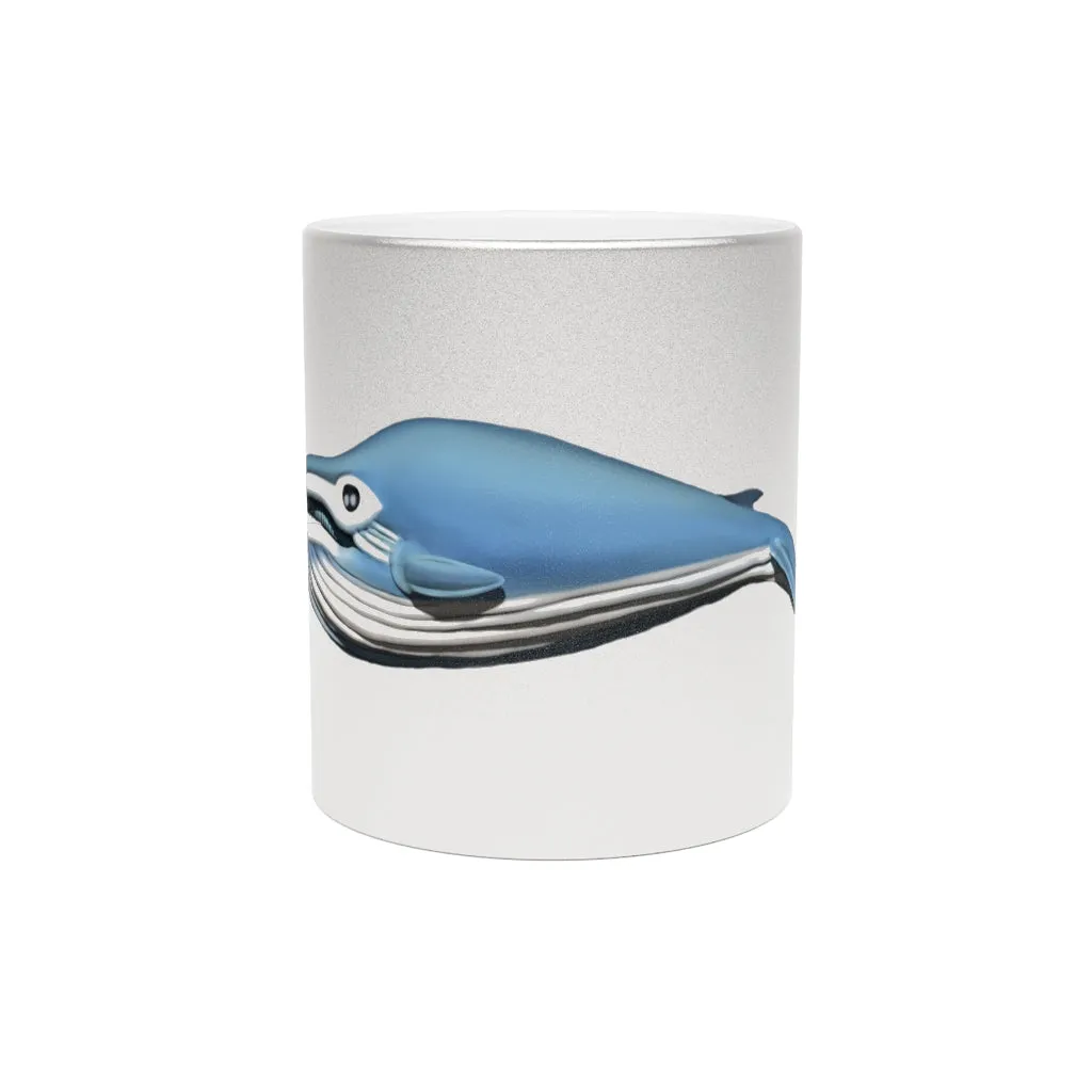 Whale Metallic Mug (Silver / Gold)
