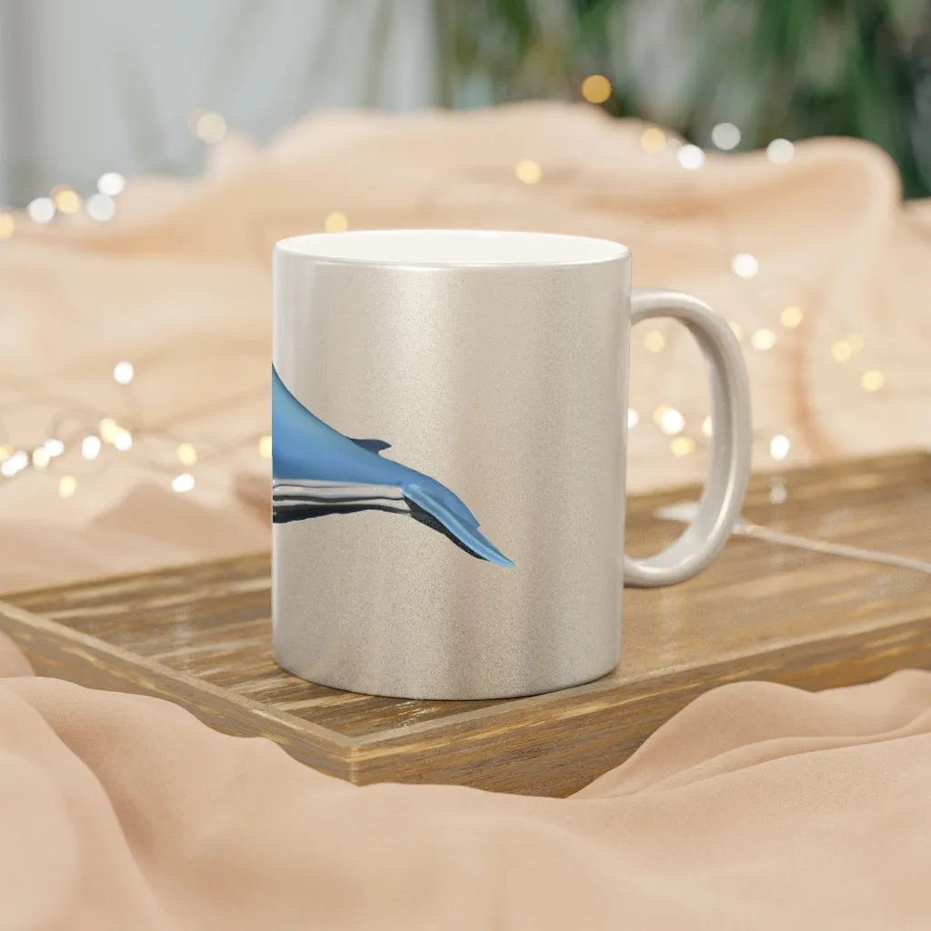 Whale Metallic Mug (Silver / Gold)