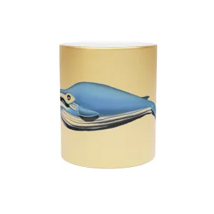 Whale Metallic Mug (Silver / Gold)