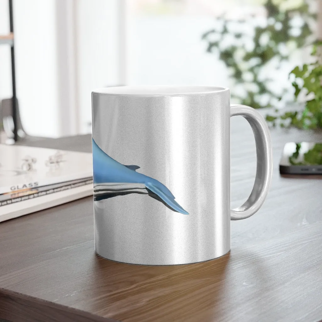 Whale Metallic Mug (Silver / Gold)