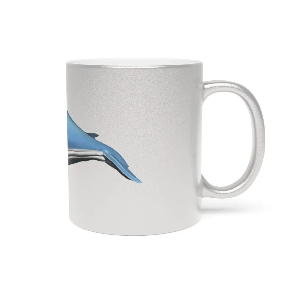 Whale Metallic Mug (Silver / Gold)