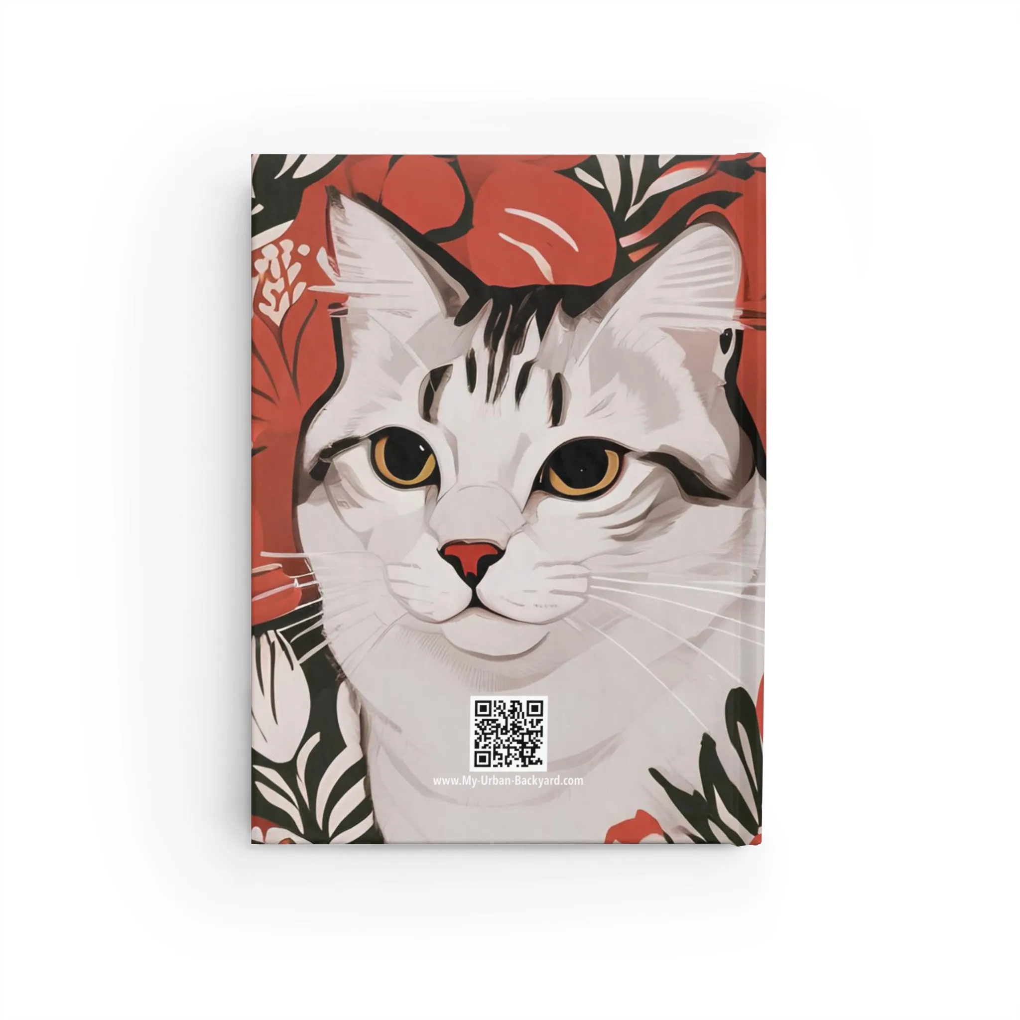White Cats, Hardcover Notebook Journal - Write in Style