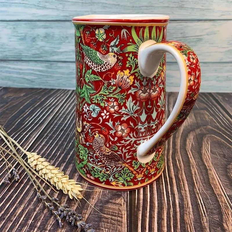 William Morris Jug - Strawberry Thief Design
