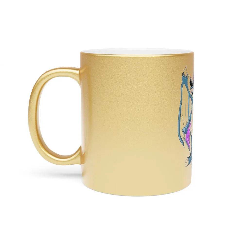 Wolbat Metallic Mug (Silver / Gold)