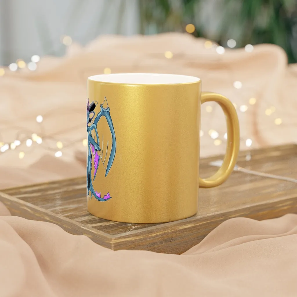 Wolbat Metallic Mug (Silver / Gold)