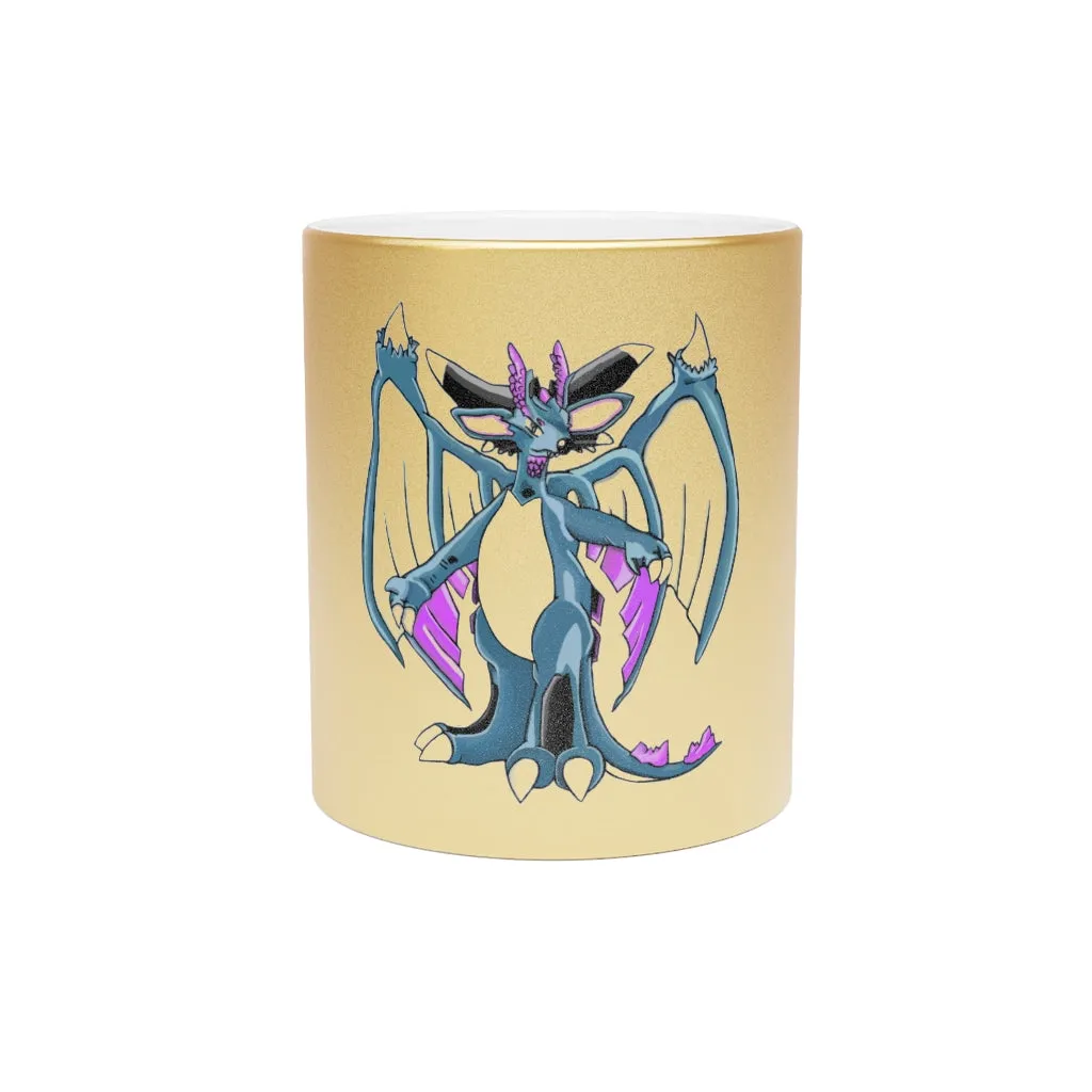 Wolbat Metallic Mug (Silver / Gold)