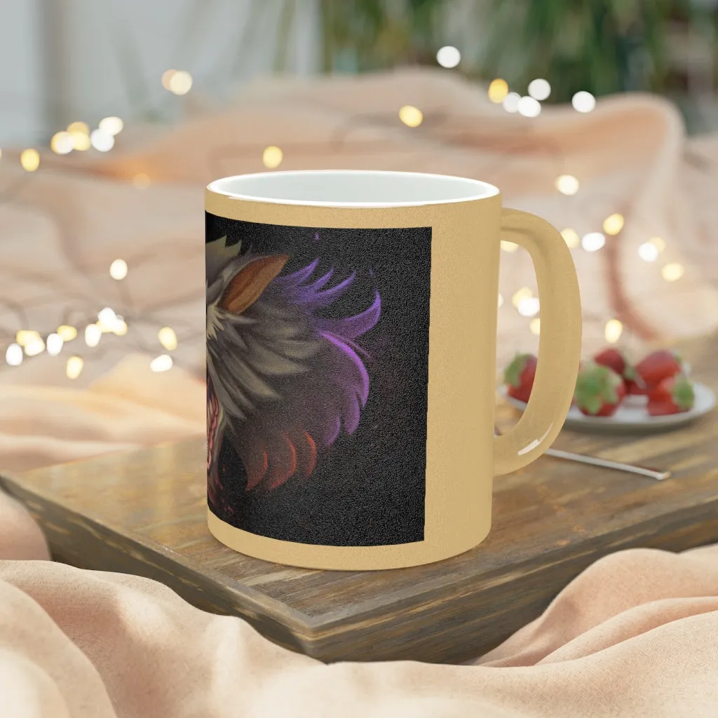 Wolf Metallic Mug (Silver / Gold)