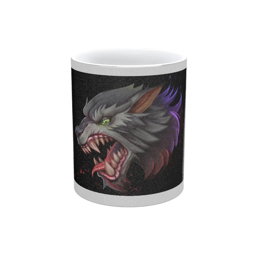 Wolf Metallic Mug (Silver / Gold)