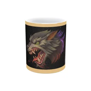 Wolf Metallic Mug (Silver / Gold)